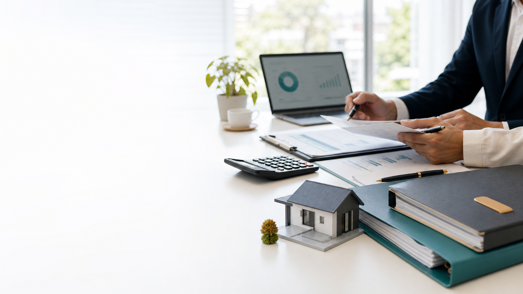 Professional SMSF property valuation workspace with compliance documents and residential property model